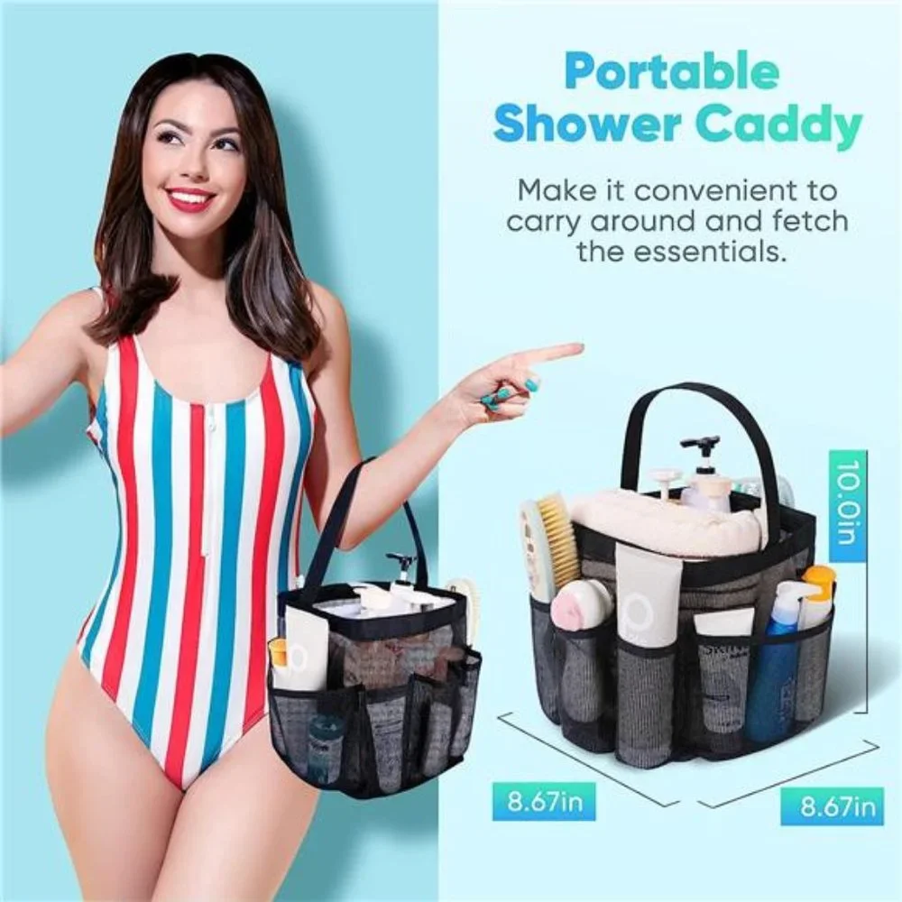 Mesh Shower Caddy Portable for College Dorm Room Essentials,Portable ShowerCaddy